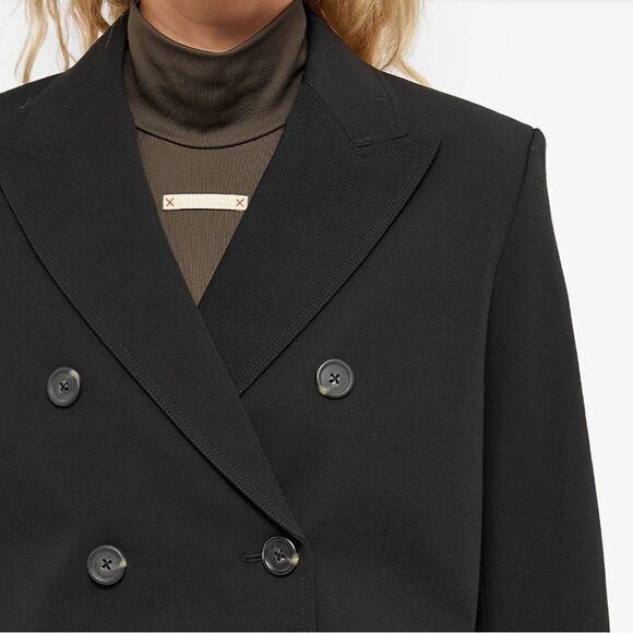 Helmut Lang Belted CRP Rider Blazer Black 8 NWT - Picture 3 of 16